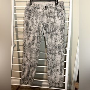 The Limited denim 678 snake print pants